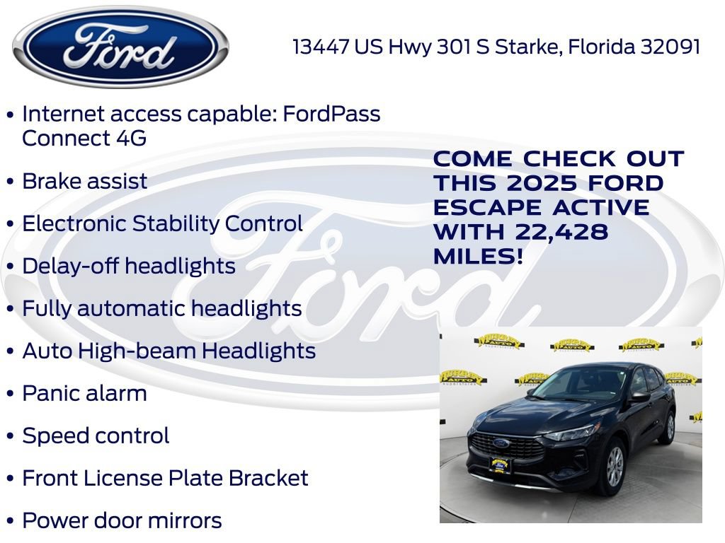 Certified 2025 Ford Escape Active AWD/4WD image 32