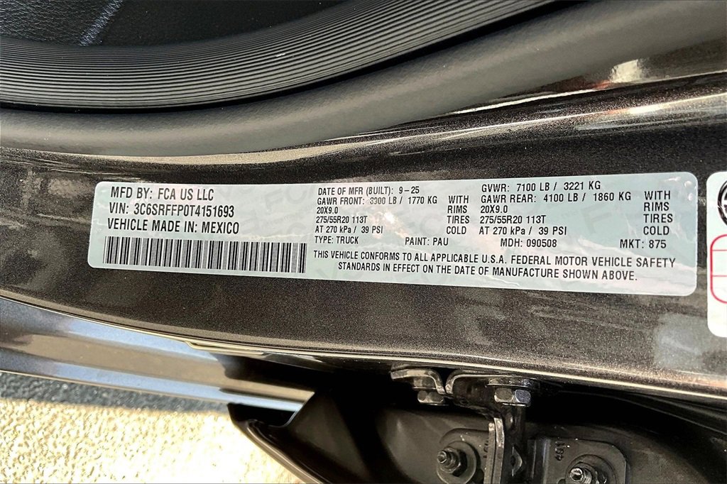 New 2026 RAM 1500 4x4 Crew Cab image 13