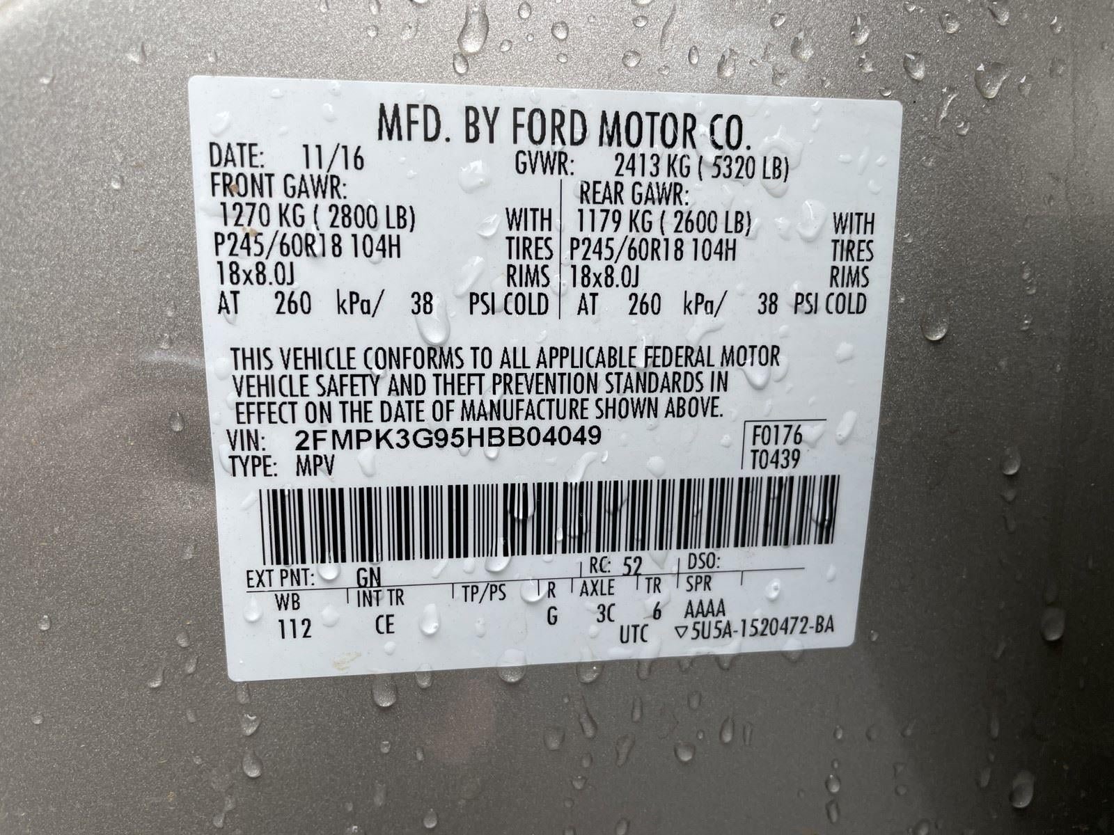 Used 2017 Ford Edge SE w/ Cargo Accessory Package FWD image 15