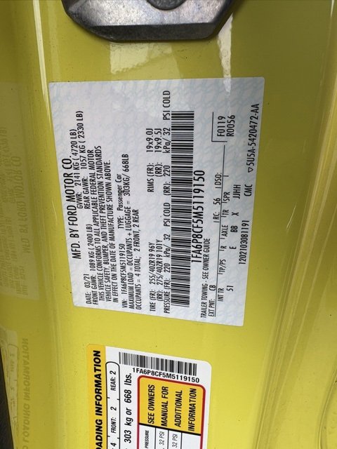 Used 2021 Ford Mustang GT Premium w/ GT Performance Package image 7