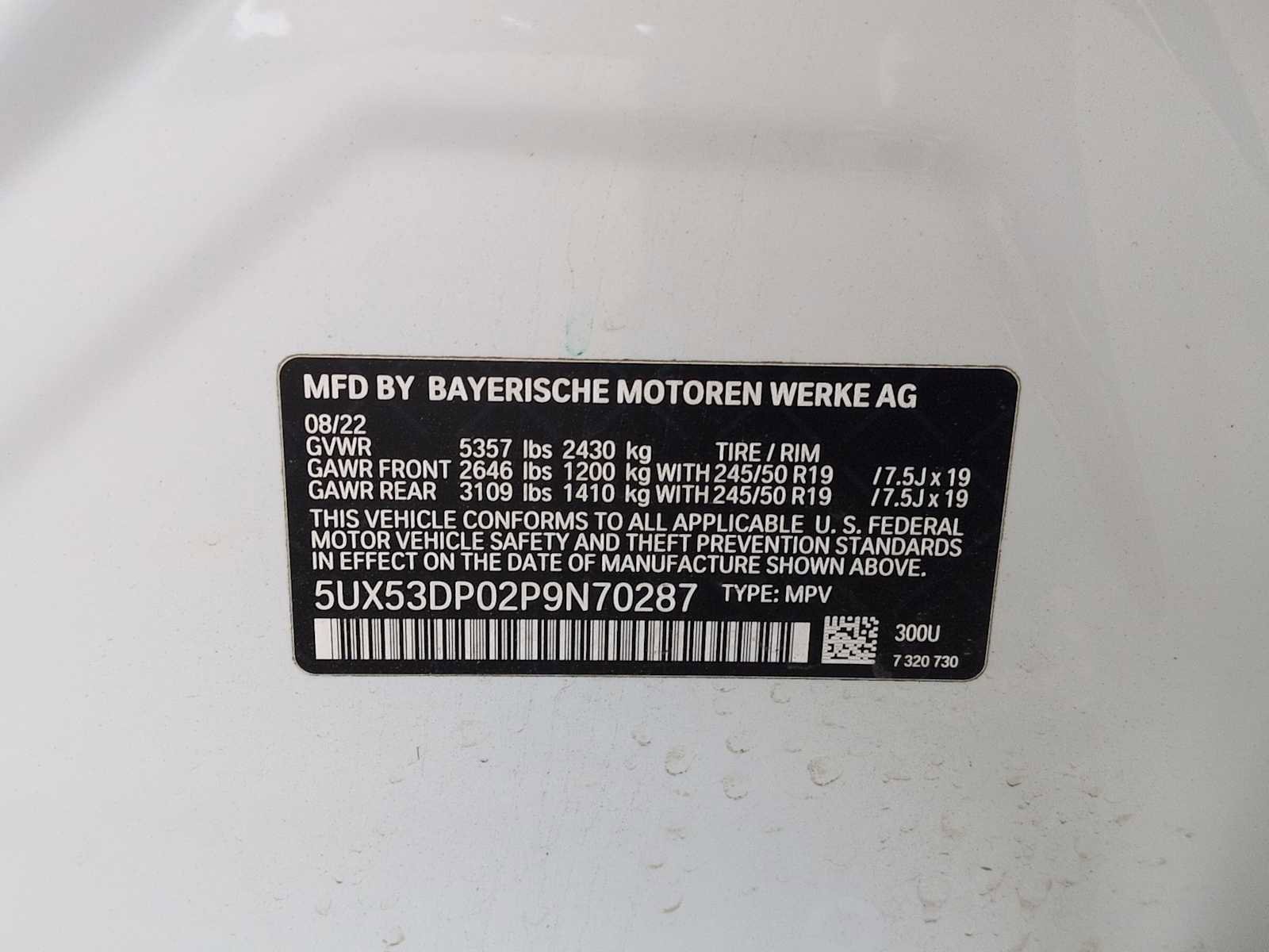Certified 2023 BMW X3 xDrive30i AWD/4WD image 38