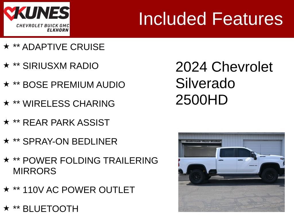 Used 2024 Chevrolet Silverado 2500 ZR2 w/ Technology Package image 3