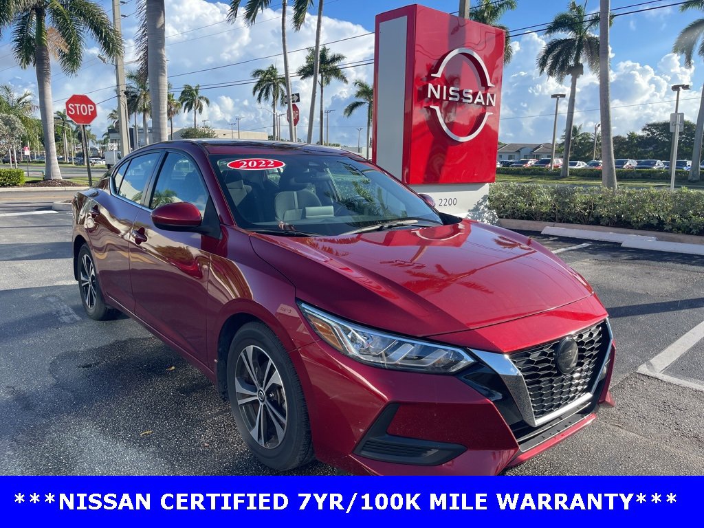 Certified 2022 Nissan Sentra SV w/ Trunk Package