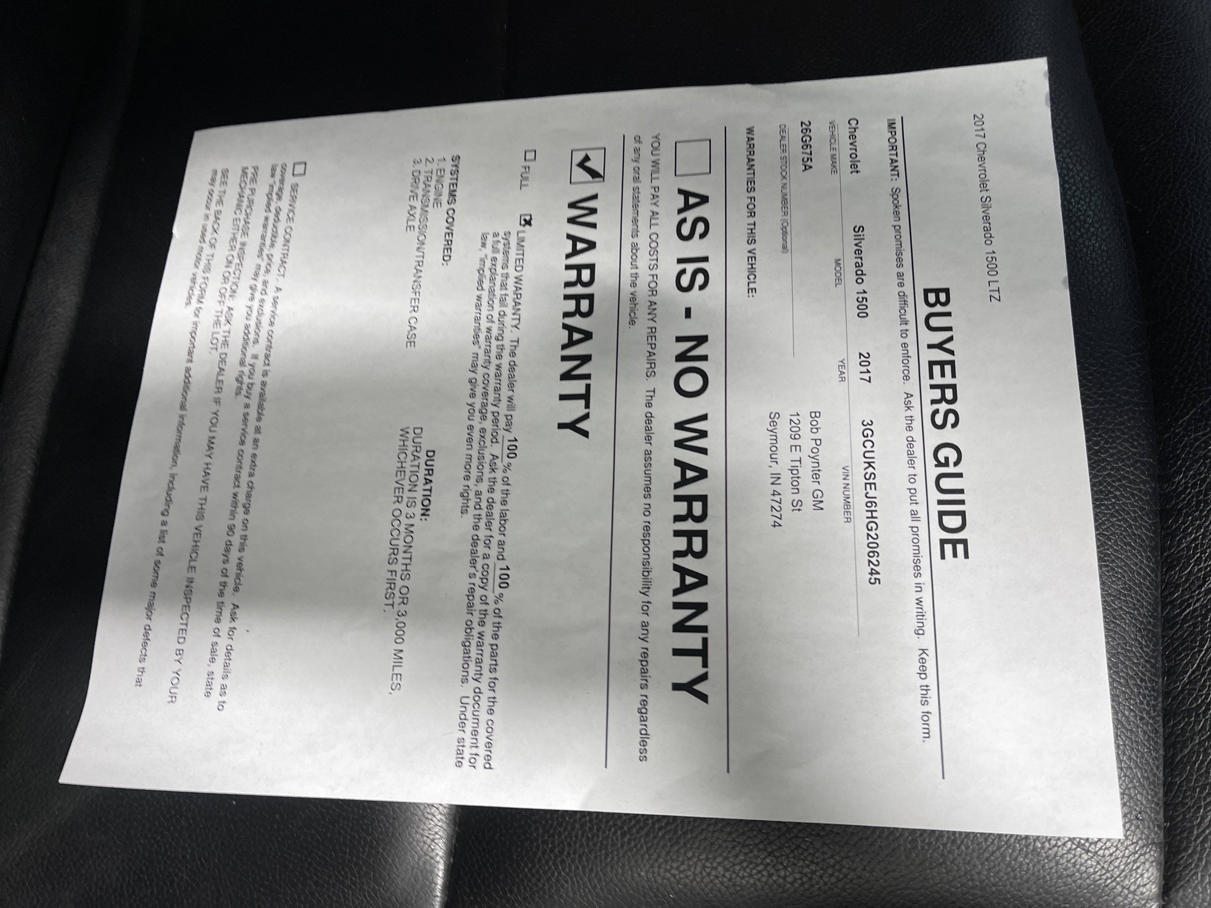 Used 2017 Chevrolet Silverado 1500 LTZ Z71 w/ LTZ Plus Package image 27