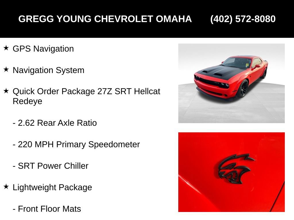 Used 2019 Dodge Challenger SRT Hellcat Redeye image 8