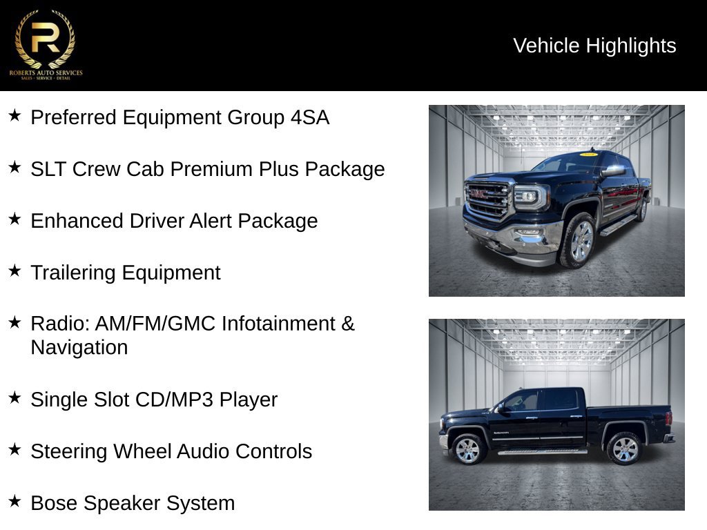 Used 2018 GMC Sierra 1500 SLT AWD/4WD image 10