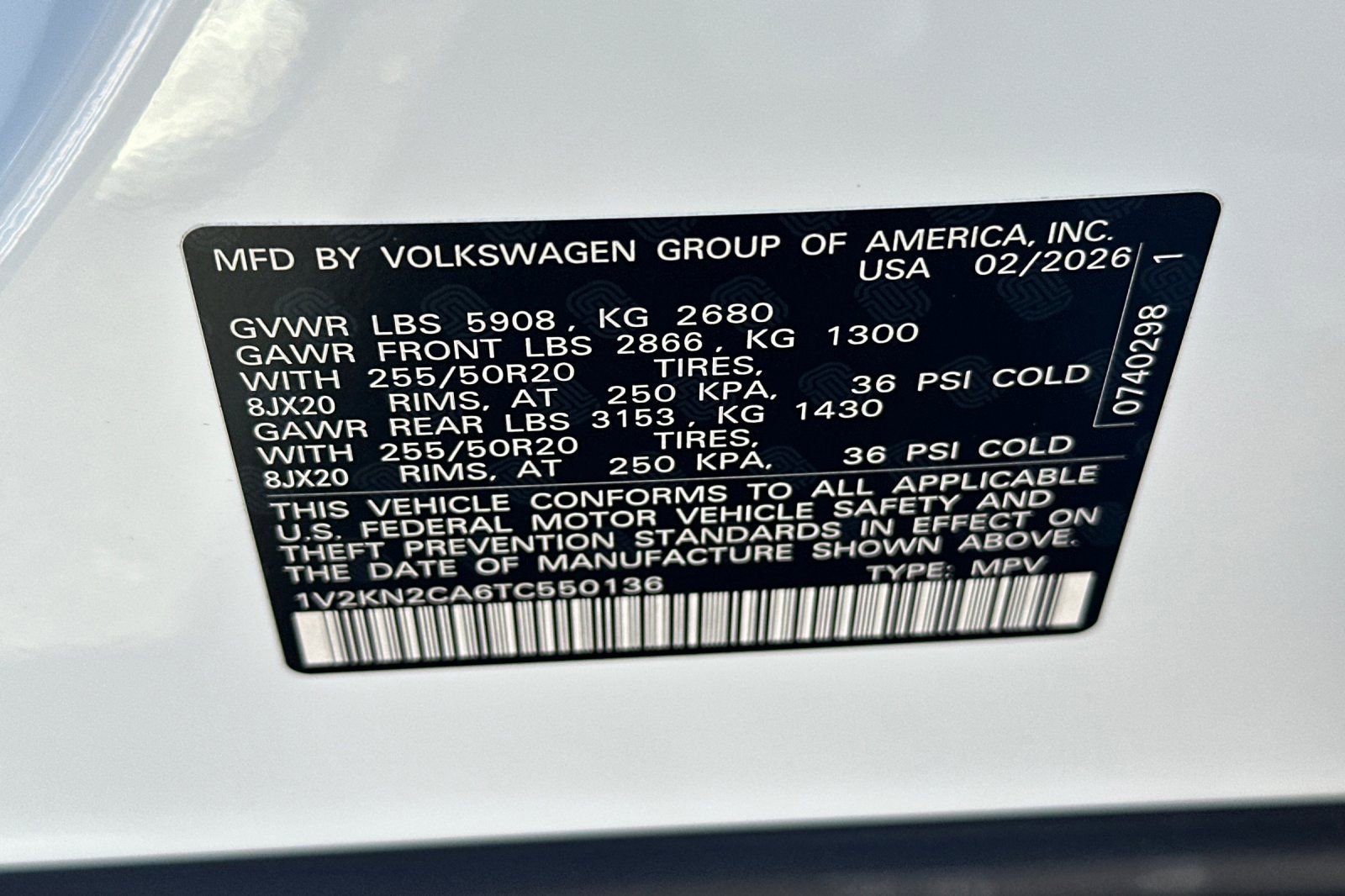 New 2026 Volkswagen Atlas SE AWD/4WD image 24