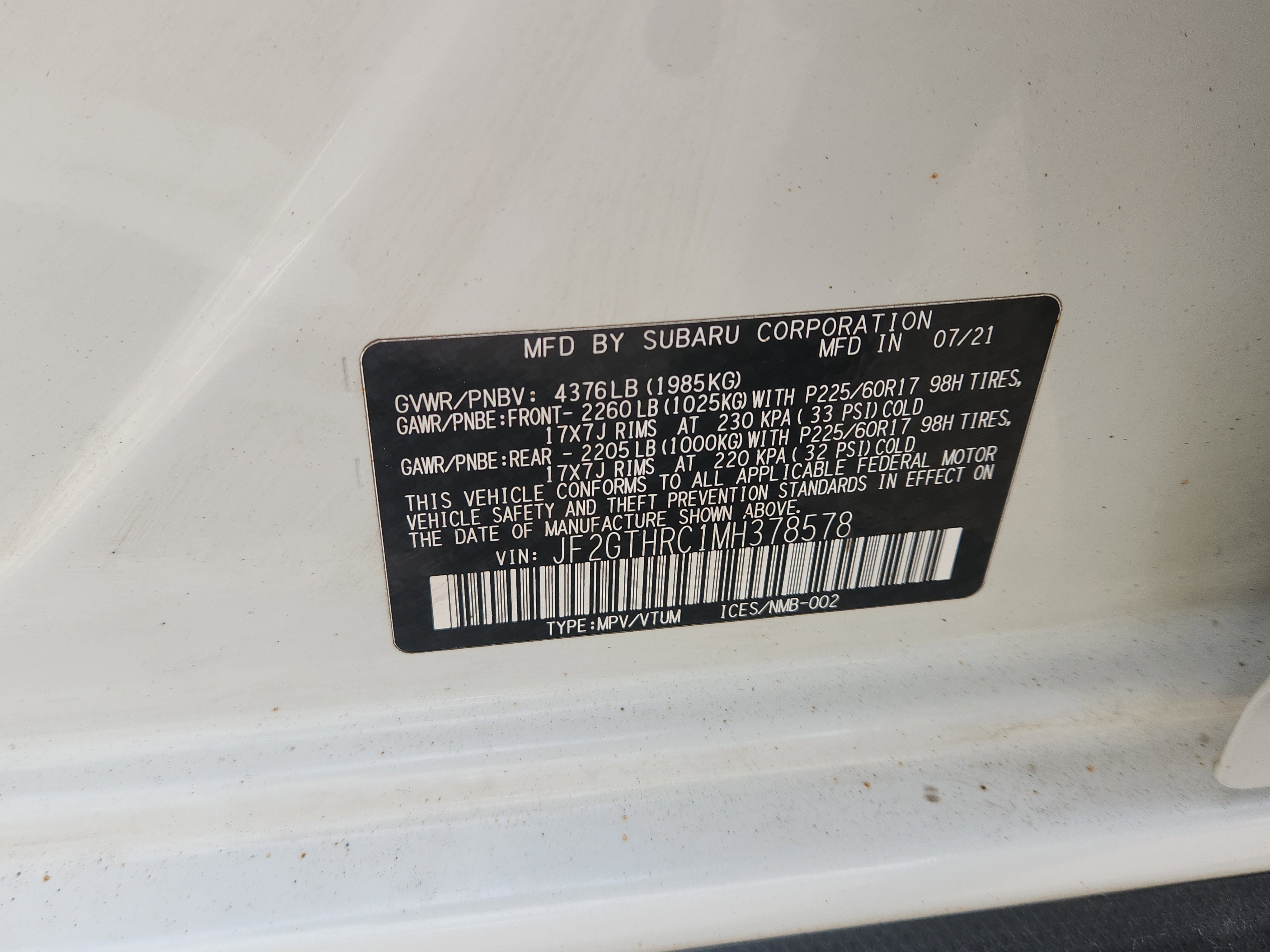 Used 2021 Subaru Crosstrek 2.5i Sport w/ Popular Package #2B AWD/4WD image 18