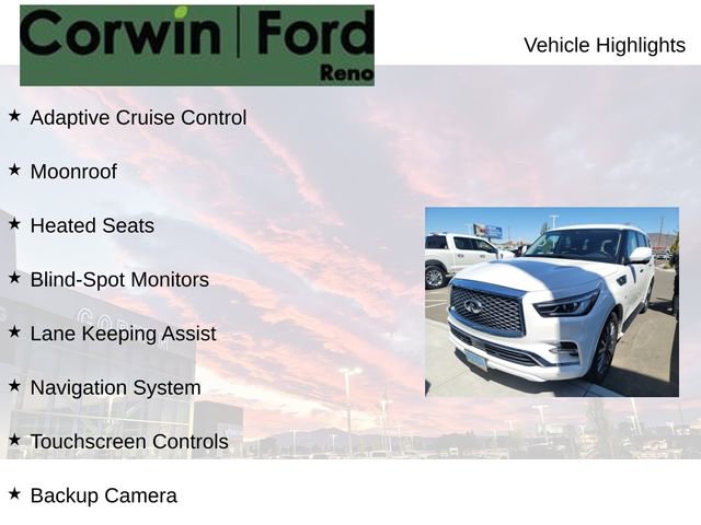 Used 2018 INFINITI QX80 2WD w/ Driver Assistance Package image 8