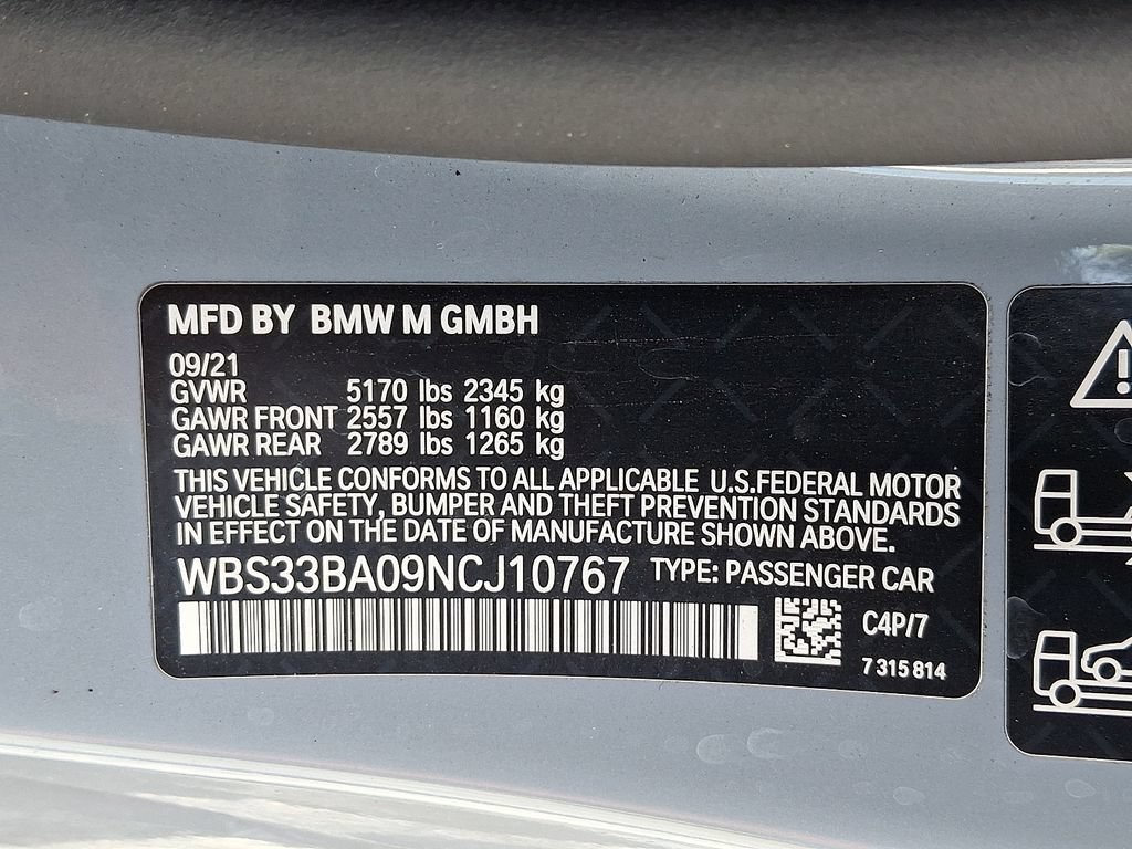 Used 2022 BMW M4 xDrive Competition w/ Executive Package AWD/4WD image 20