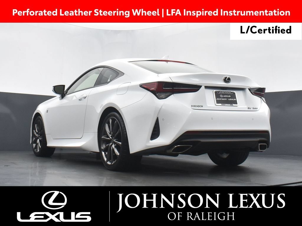 Certified 2022 Lexus RC 300 F Sport w/ Accessory Package RWD image 8