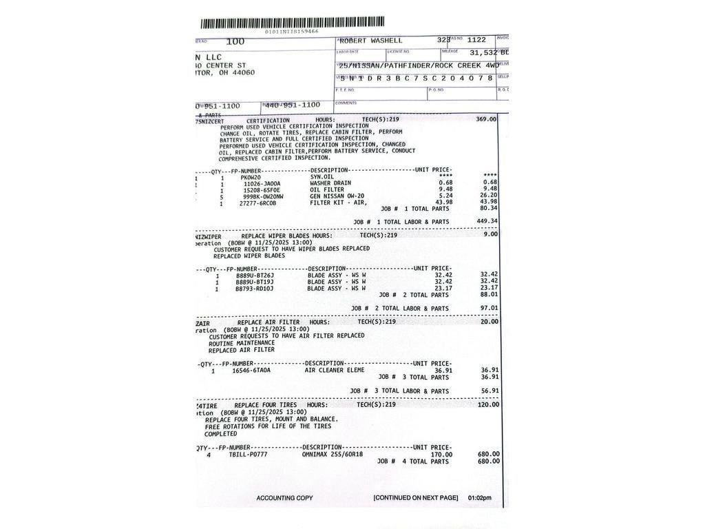 Certified 2025 Nissan Pathfinder SV image 5