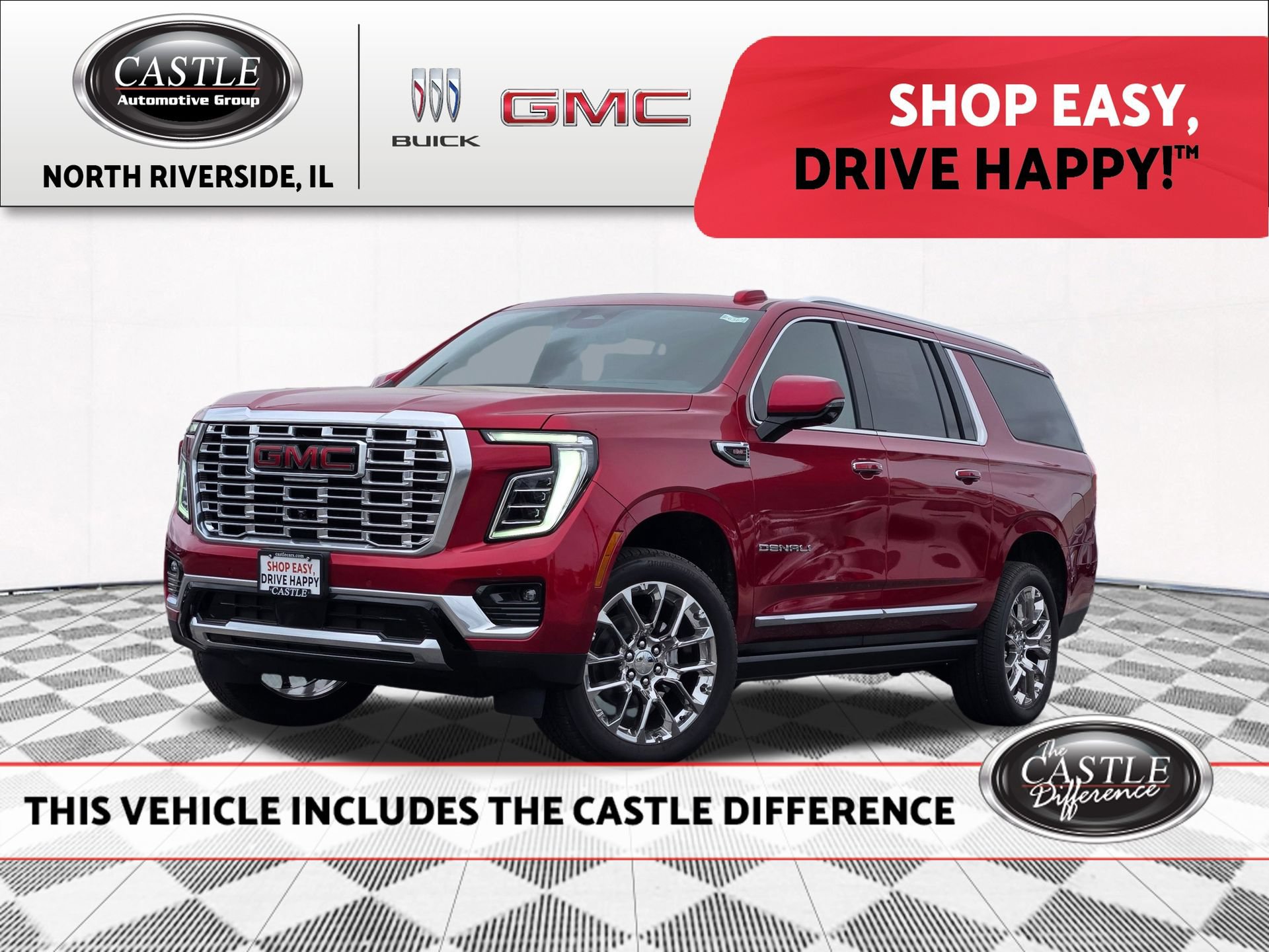 New 2026 GMC Yukon XL Denali w/ Sun & Power Step Package
