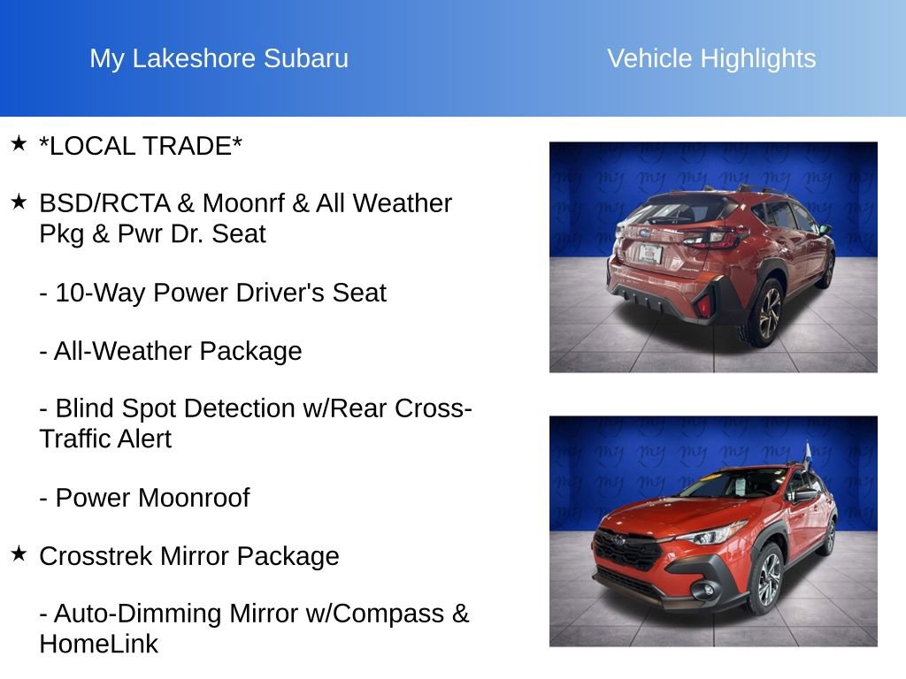 Certified 2024 Subaru Crosstrek 2.0i Premium image 7