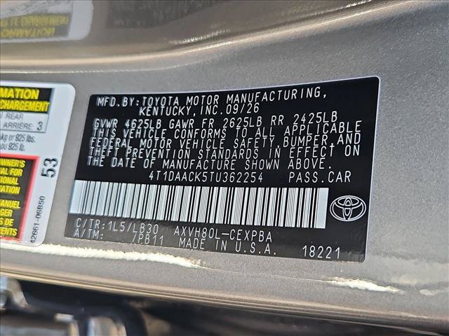 New 2026 Toyota Camry XSE FWD image 17