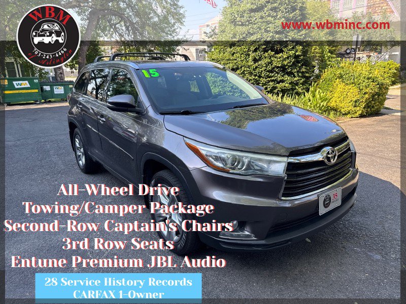Used 2015 Toyota Highlander Limited AWD/4WD image 1