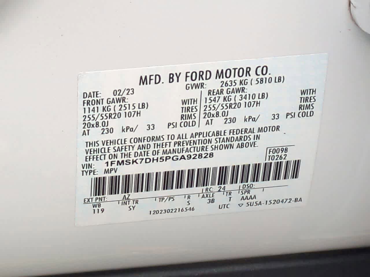 Used 2023 Ford Explorer XLT w/ Equipment Group 202A RWD image 37