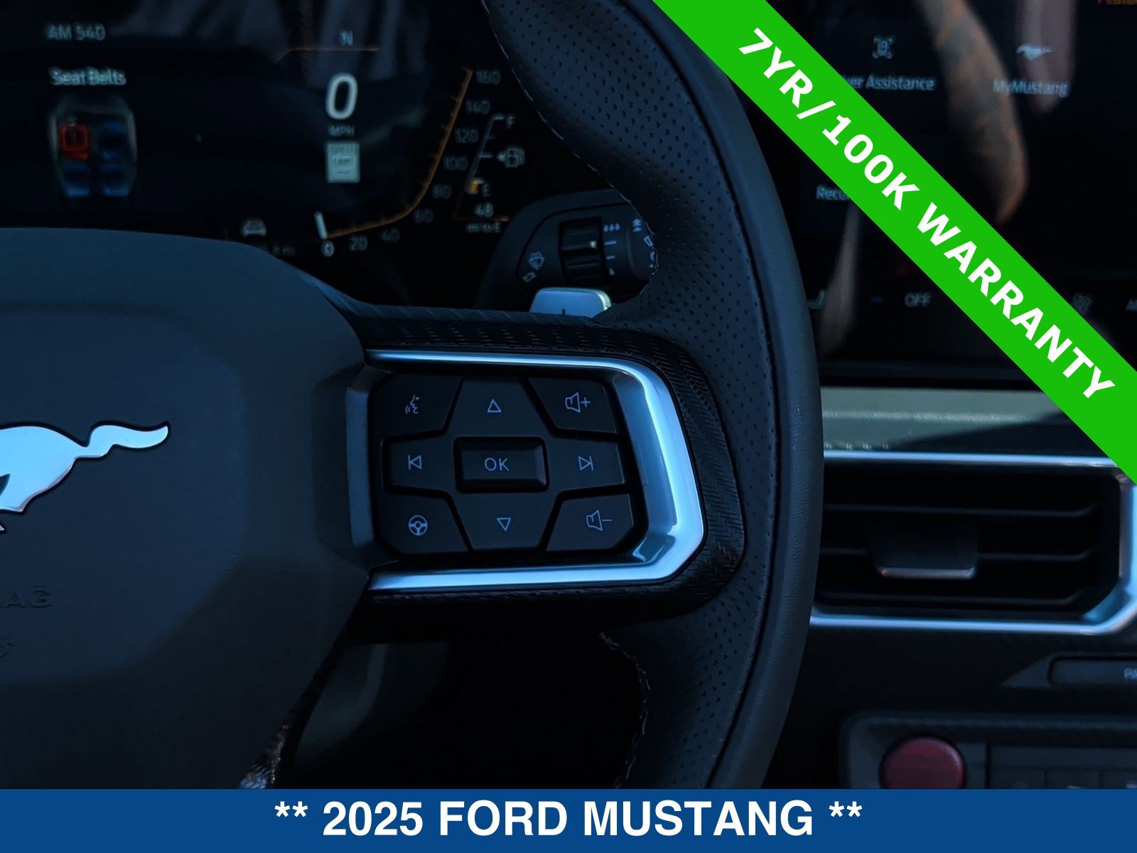 Certified 2025 Ford Mustang GT Premium w/ 60th Anniversary Package RWD image 24