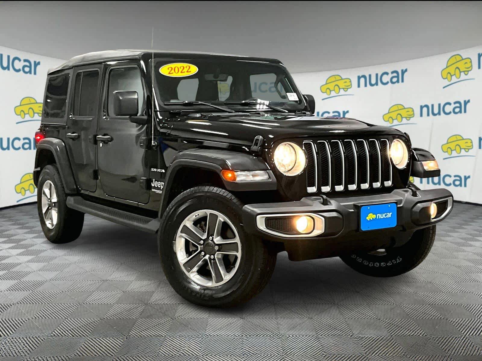 Used 2022 Jeep Wrangler Unlimited Sahara w/ Cold Weather Group AWD/4WD image 1