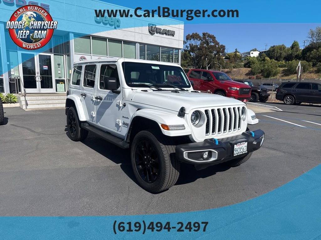 Used 2023 Jeep Wrangler Unlimited Sahara AWD/4WD image 1