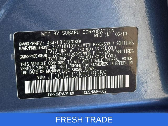 Used 2019 Subaru Crosstrek 2.0i Premium w/ Eyesight System image 28