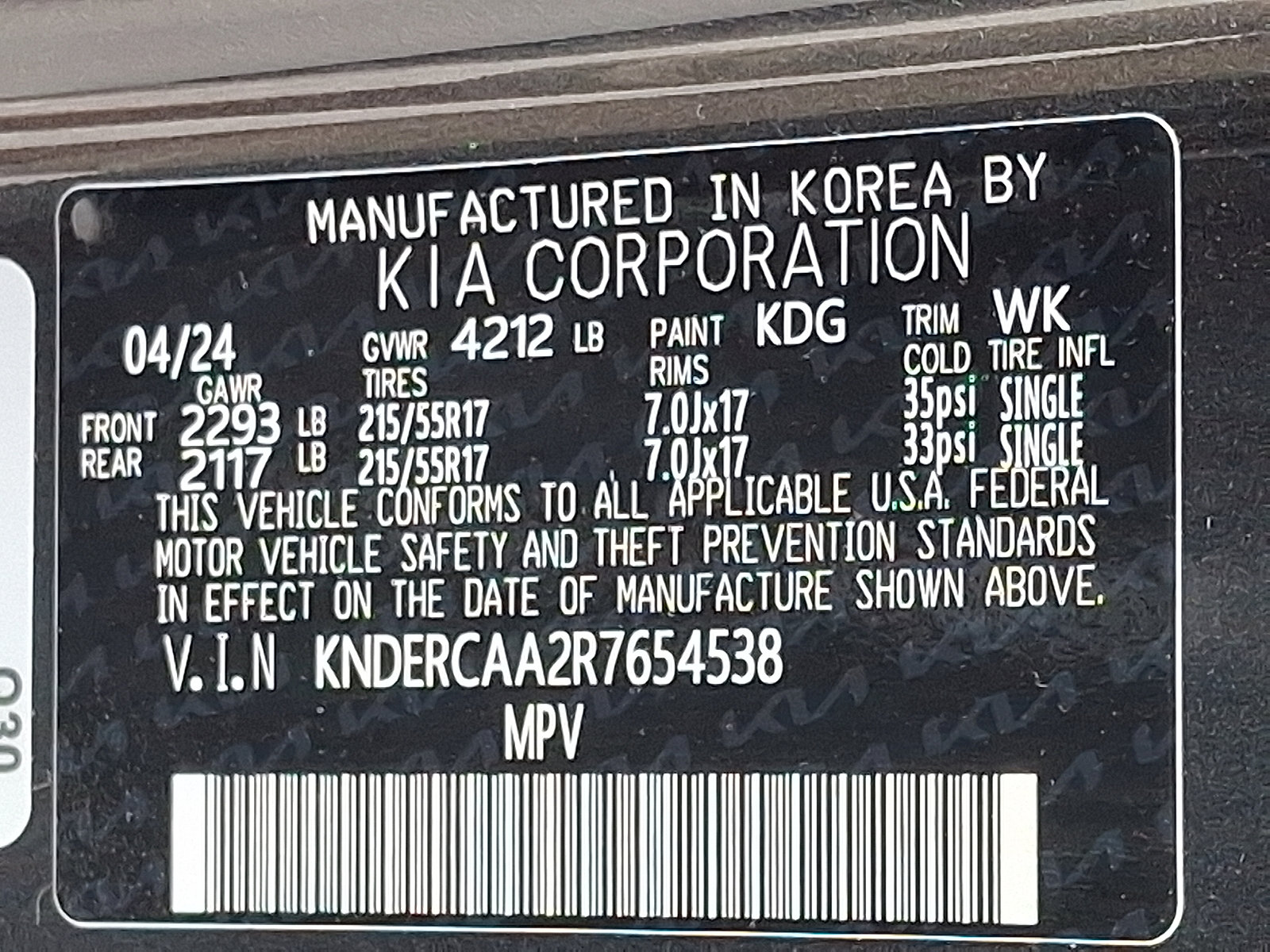 Certified 2024 Kia Seltos EX AWD/4WD image 29