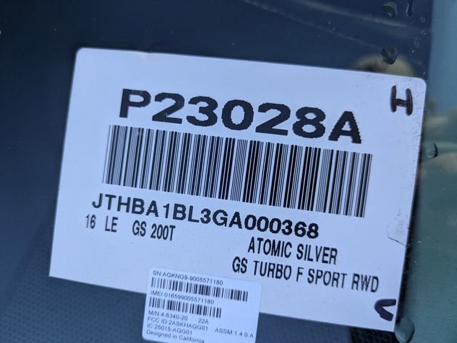 Used 2016 Lexus GS 200t image 38