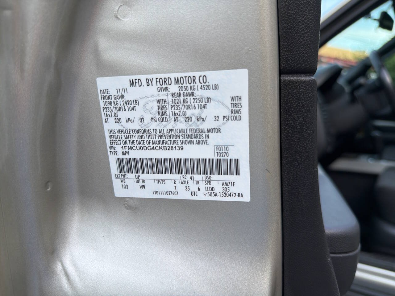 Used 2012 Ford Escape XLT FWD image 37