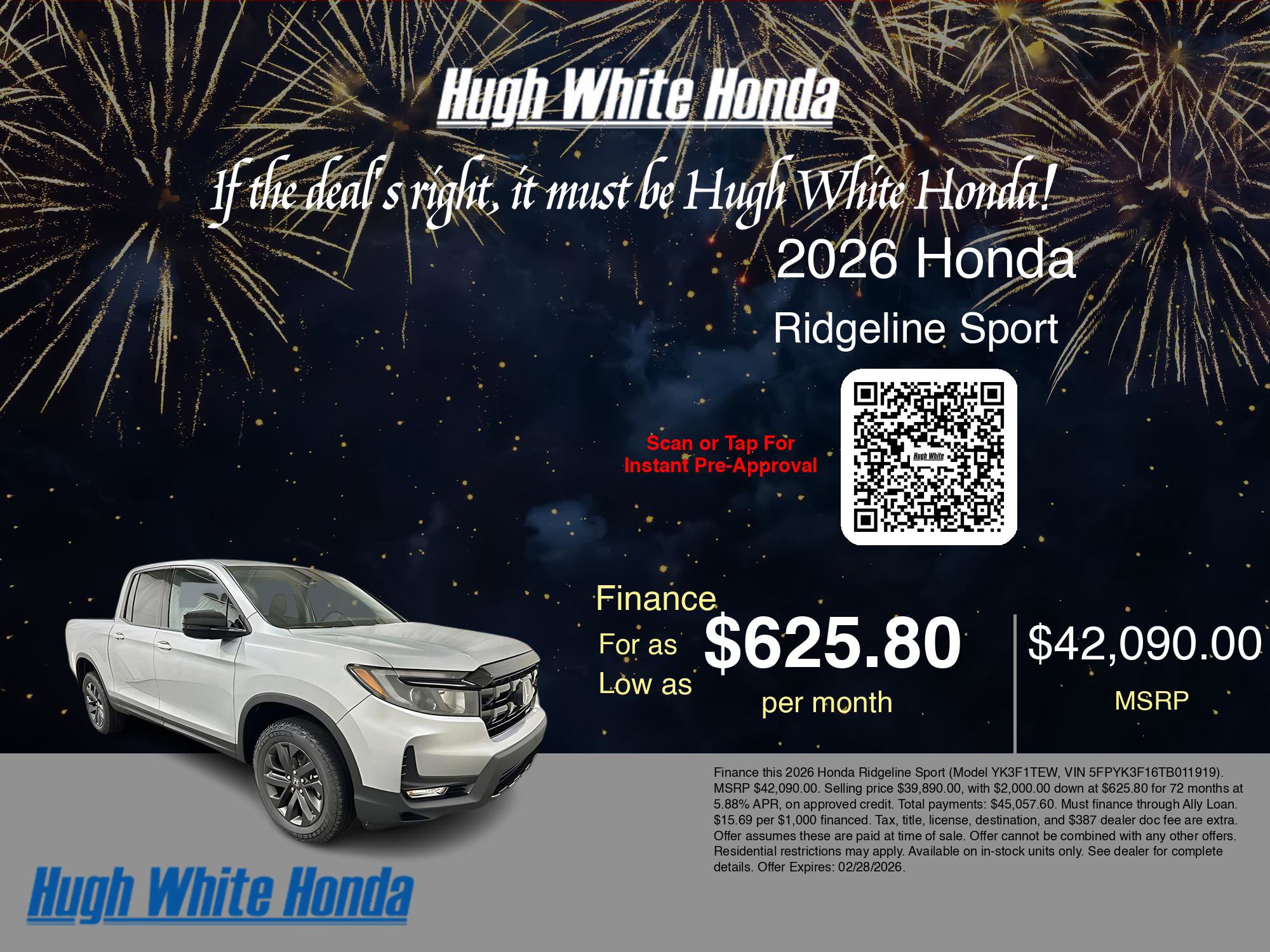 New 2026 Honda Ridgeline Sport image 7