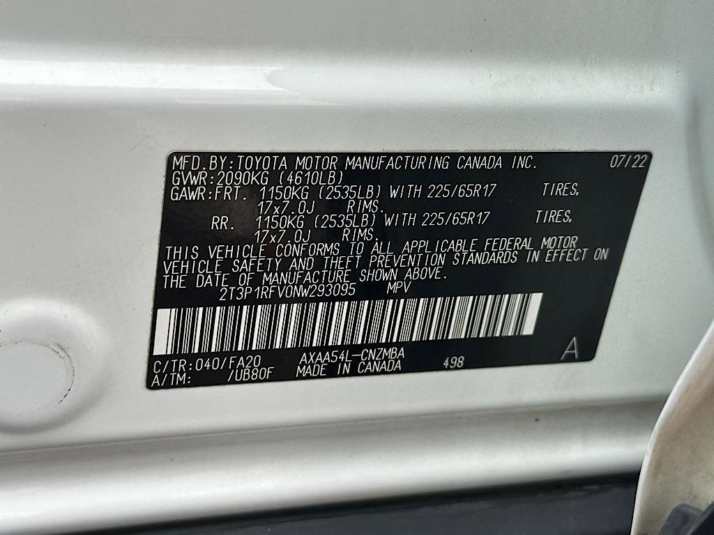 Certified 2022 Toyota RAV4 XLE w/ Convenience Package AWD/4WD image 28