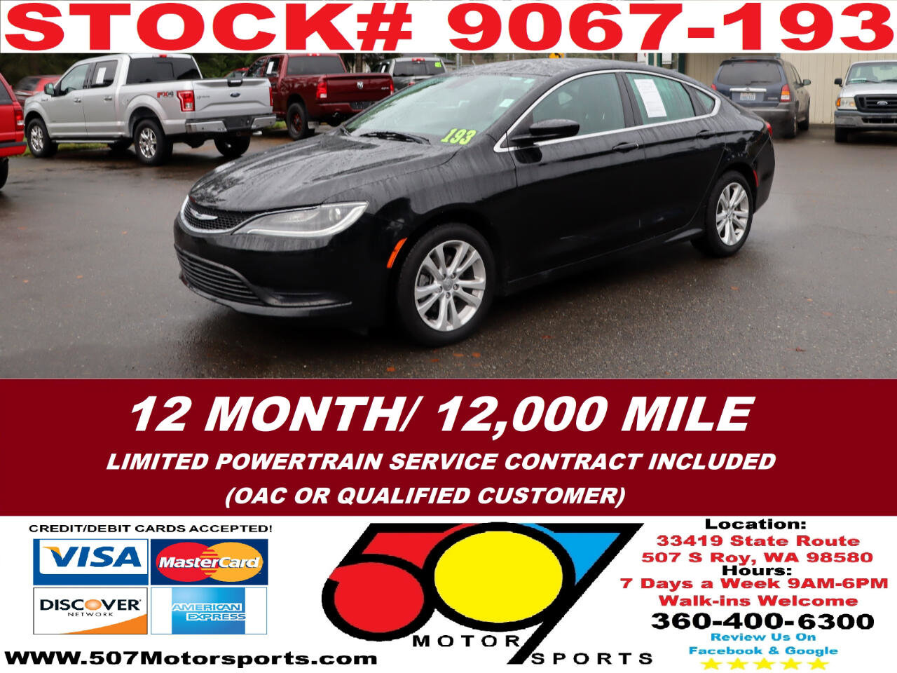 Used 2016 Chrysler 200 LX image 2