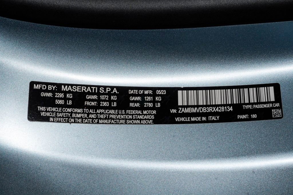 Used 2024 Maserati GranTurismo Trofeo AWD/4WD image 33