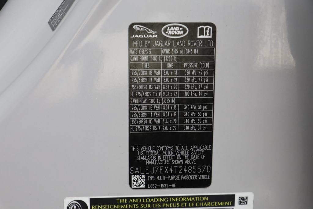 Certified 2026 Land Rover Defender 110 S AWD/4WD image 25