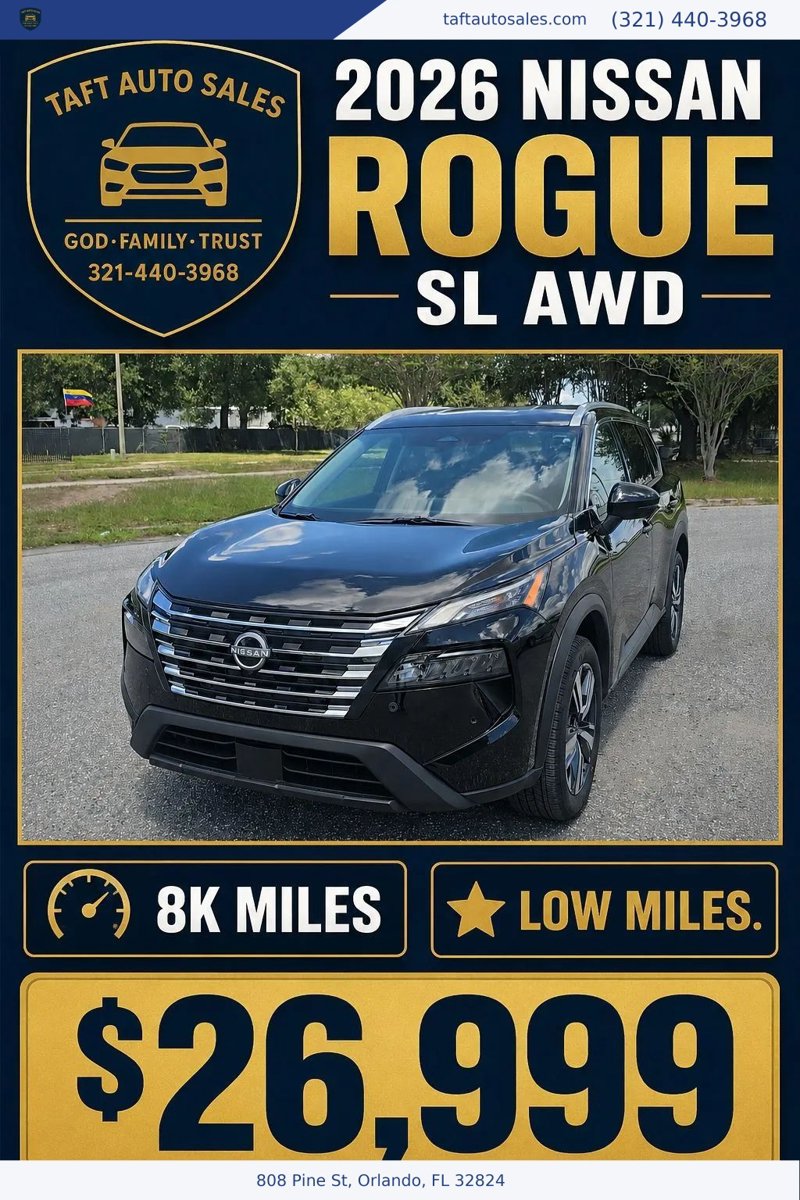 Used 2026 Nissan Rogue SL