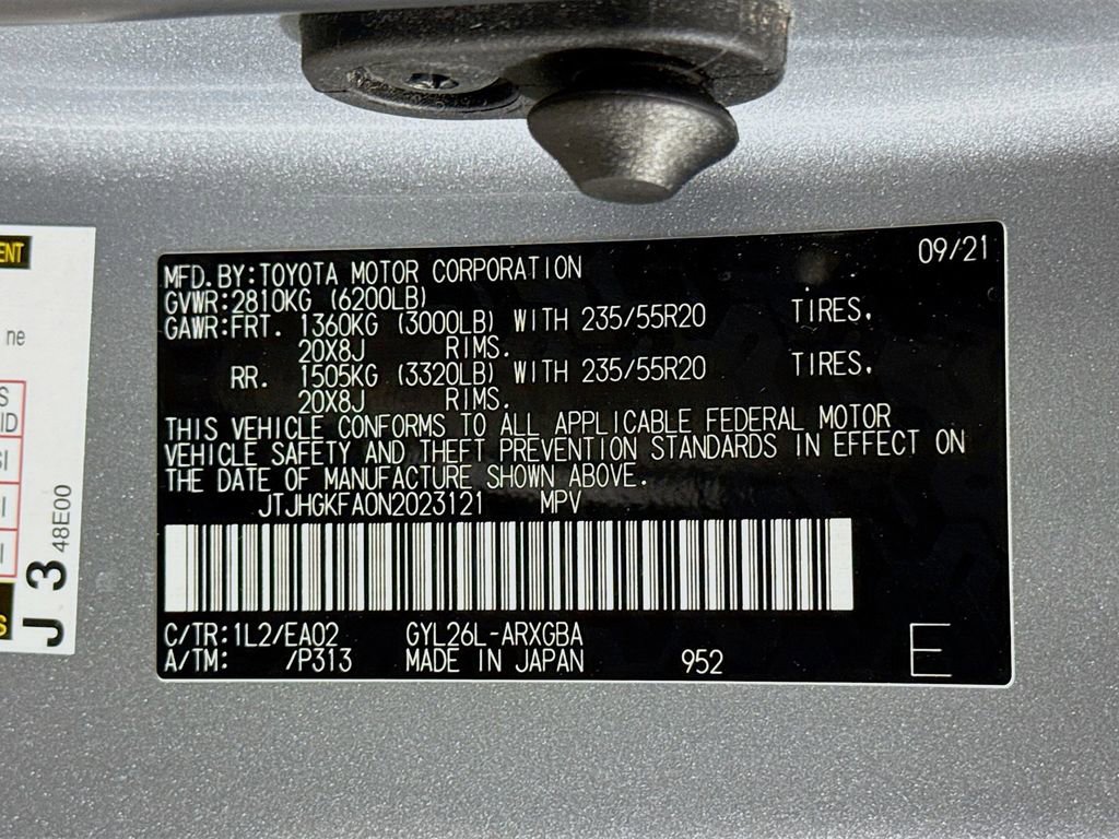 Used 2022 Lexus RX 450hL AWD w/ Premium Package image 34