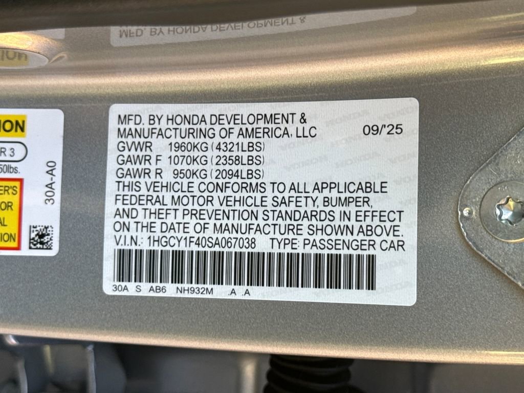 New 2025 Honda Accord SE image 23