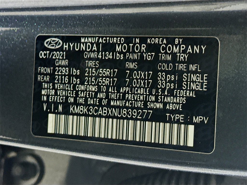 Certified 2022 Hyundai Kona SEL w/ Convenience Package image 36