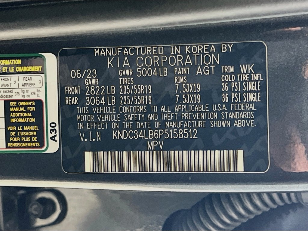 Certified 2023 Kia EV6 Light RWD image 32