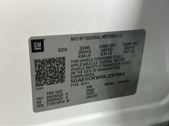 Certified 2019 Buick Enclave Avenir w/ Avenir Technology Package AWD/4WD image 35
