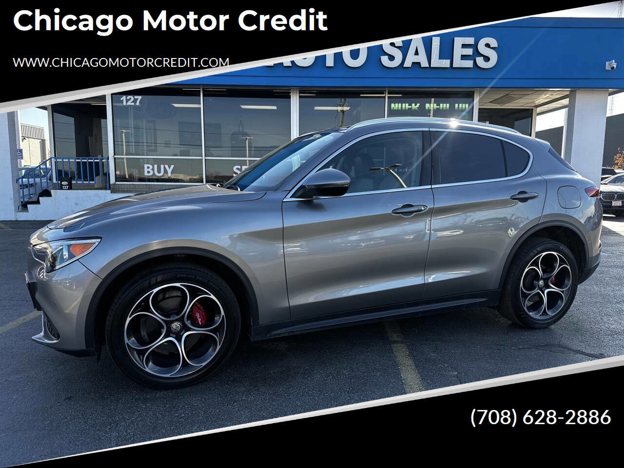 Used 2019 Alfa Romeo Stelvio Ti Lusso w/ Quick Order Package 22X Lusso image 1