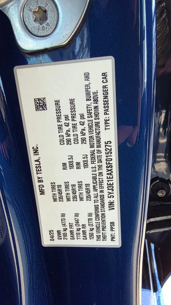 Used 2025 Tesla Model 3 Long Range RWD image 12