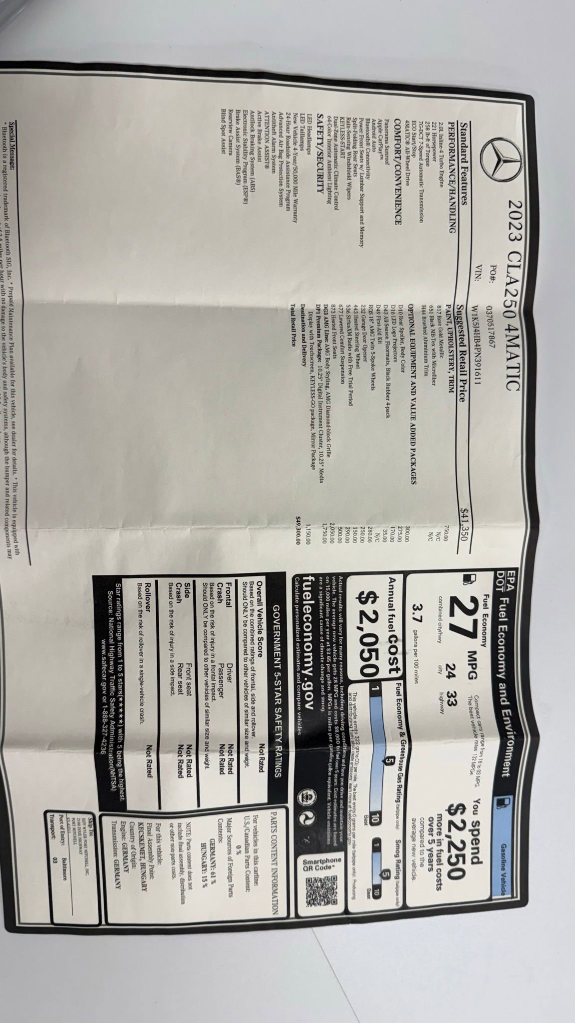 Used 2023 Mercedes-Benz CLA 250 4MATIC image 36