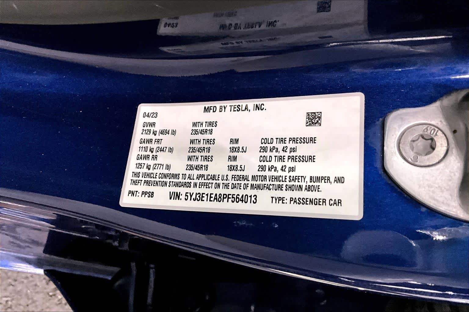 Used 2023 Tesla Model 3 Standard Range RWD image 35