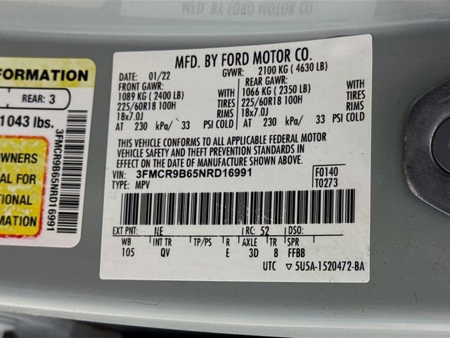 Used 2022 Ford Bronco Sport Big Bend w/ Convenience Package AWD/4WD image 29