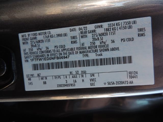 Used 2022 Ford F150 Platinum image 16