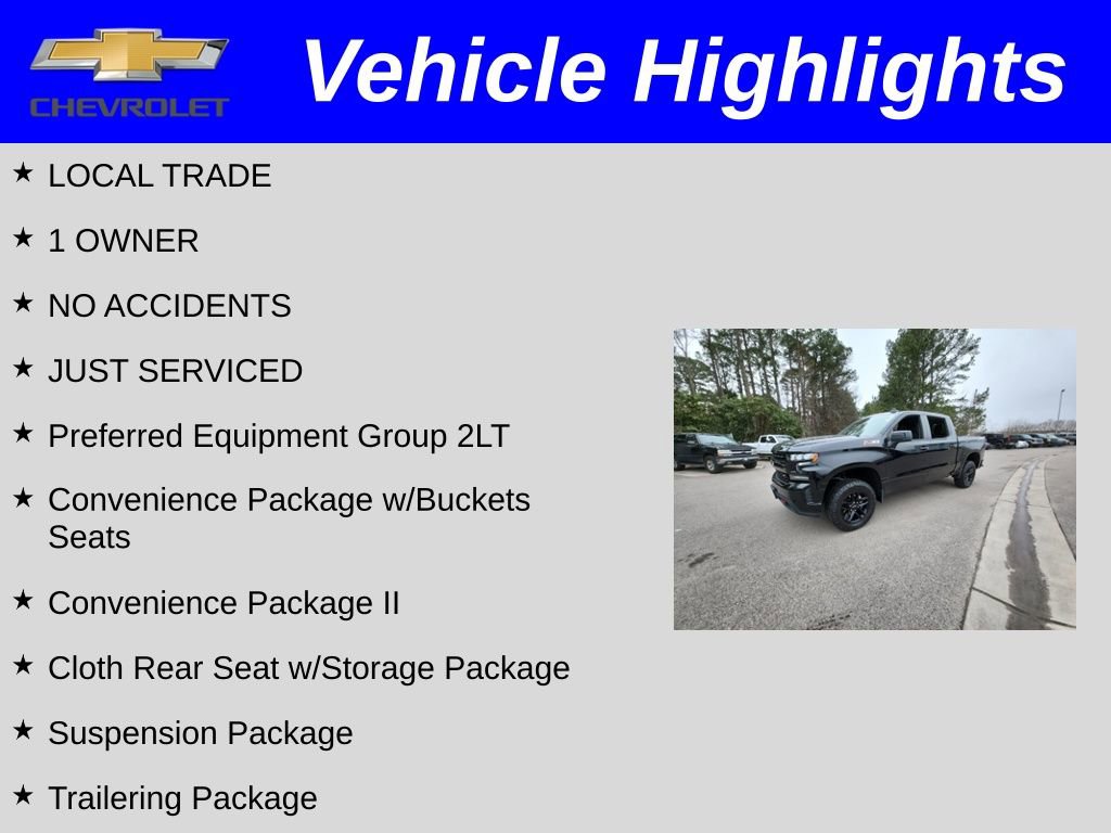 Certified 2021 Chevrolet Silverado 1500 LT Trail Boss w/ Convenience Package II image 2