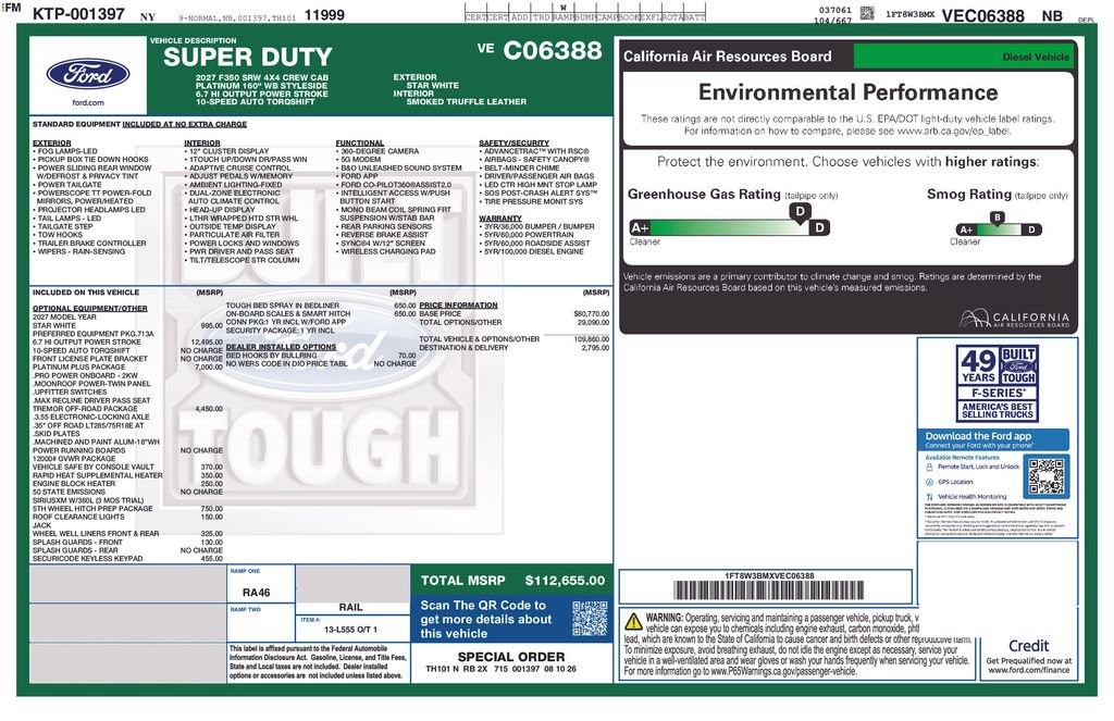 New 2027 Ford F350 Platinum AWD/4WD image 2