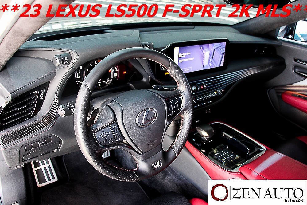 Used 2023 Lexus LS 500 F Sport w/ Cold Weather Package (CK) RWD image 26