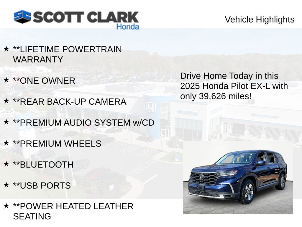 Used 2025 Honda Pilot EX-L image 11