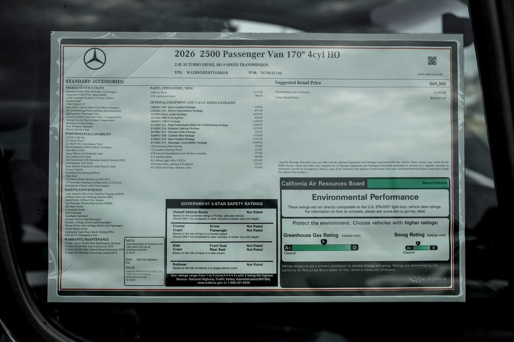 New 2026 Mercedes-Benz Sprinter 2500 image 26